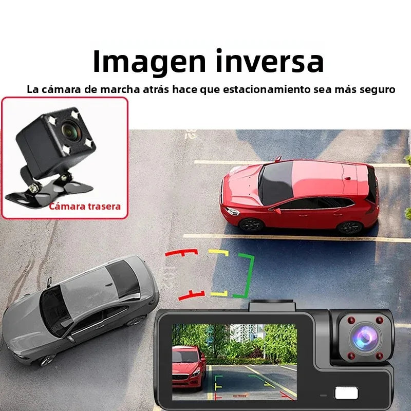 WIFI APP Control Car Dvr 2/3 Channel 1080P Dash Cam for Cars Front Rear View Recorder Video Car Camera for Car Assecories
